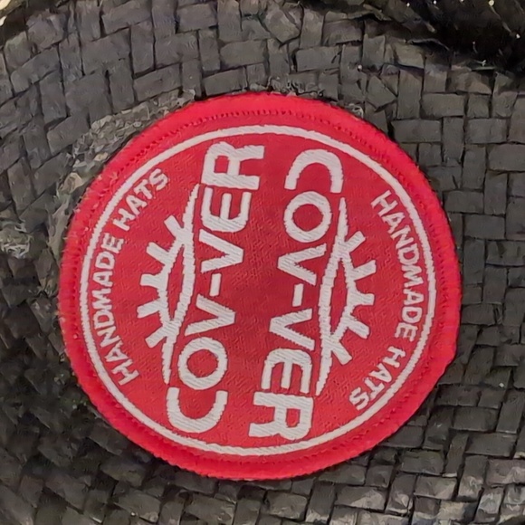 Cov-ver Handmade Straw Cowboy Hat with Drawstring - Picture 5 of 6